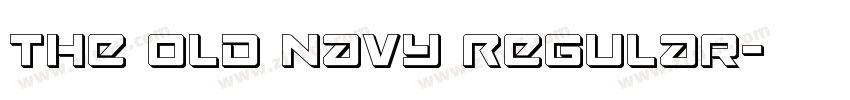 The Old Navy Regular字体转换